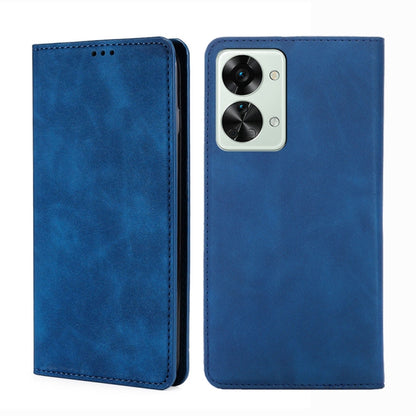 Skin Feel Magnetic Horizontal Flip Leather Phone Case