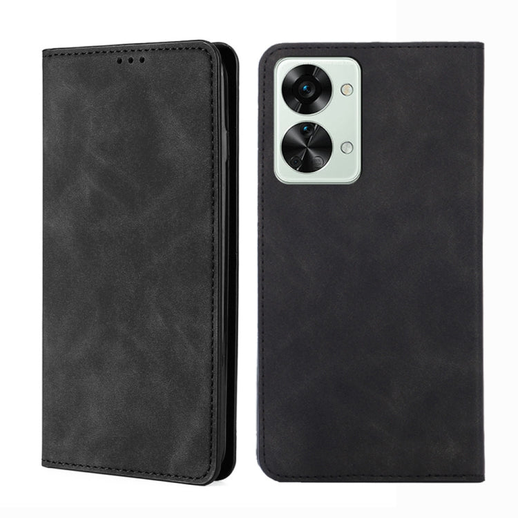 Skin Feel Magnetic Horizontal Flip Leather Phone Case