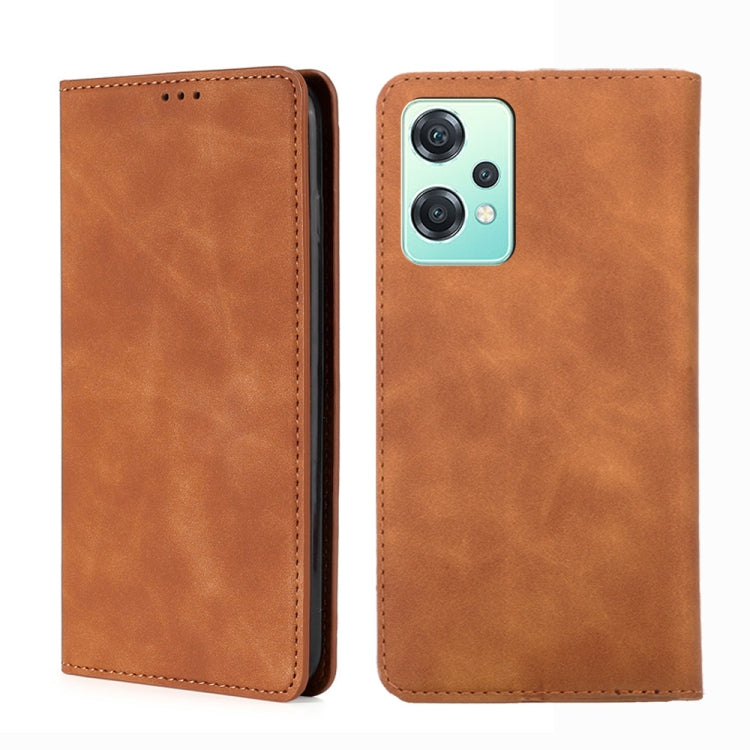 Skin Feel Magnetic Horizontal Flip Leather Phone Case