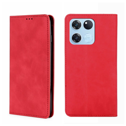 Skin Feel Magnetic Horizontal Flip Leather Phone Case