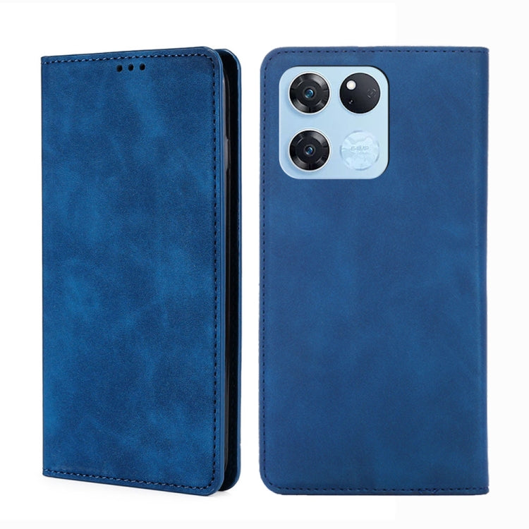 Skin Feel Magnetic Horizontal Flip Leather Phone Case