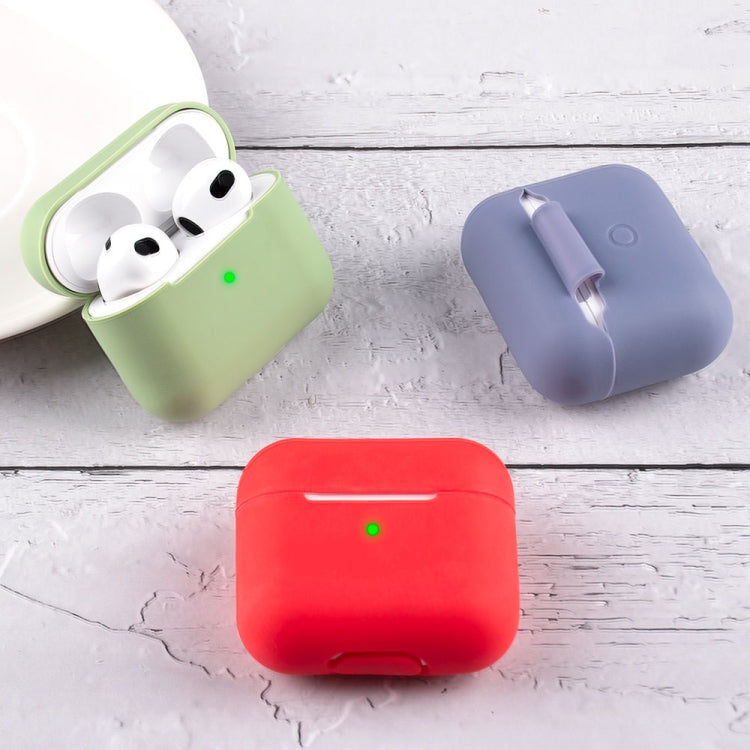Wireless Earphone Silicone Protective Case, Midnight Blue, Dark Green, Lavender Grey, White, Mint Green, Light Purple, Pink, Black, Red, Grey, Matcha Green, Sky Blue