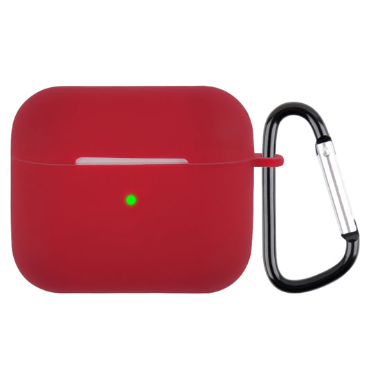 Wireless Earphone Silicone Protective Case with Carabiner, with Carabiner Wine Red, with Carabiner Yellow, with Carabiner Dark Green, with Carabiner Mustard Green, with Carabiner Sky Blue, with Carabiner Mint Green, with Carabiner Pink