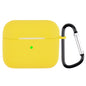 Wireless Earphone Silicone Protective Case with Carabiner, with Carabiner Matcha Green, with Carabiner Wine Red, with Carabiner Yellow, with Carabiner Dark Green, with Carabiner Mustard Green, with Carabiner Sky Blue, with Carabiner Mint Green         ...