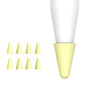 8 PCS / Set Universal Wearable Stylus Nib Cover, Pink, Yellow, Black, Red, Grey, Colorful, Green, White 1, Blue