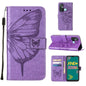 Embossed Butterfly Leather Phone Case