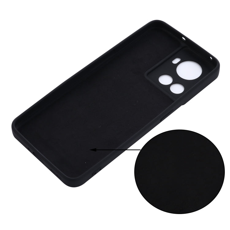 Solid Color Liquid Silicone Full Coverage Phone Case
