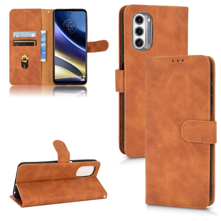 Skin Feel Magnetic Flip Leather Phone Case, For Alcatel 1B 2022, For Motorola Moto G52 JP Version, For UMIDIGI A13 / A13 Pro / A13S, For ZTE Blade A52