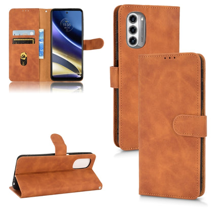 Skin Feel Magnetic Flip Leather Phone Case, For Alcatel 1B 2022, For Motorola Moto G52 JP Version, For UMIDIGI A13 / A13 Pro / A13S, For ZTE Blade A52