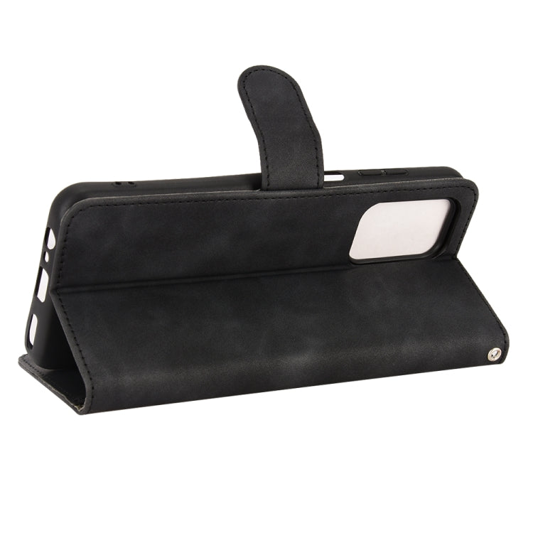 Skin Feel Magnetic Flip Leather Phone Case, For ZTE Blade A72 4G / V40 Vita