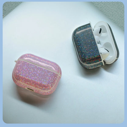 NIILLKIN Anti-fall PU + TPU Shining Protection Glitter Case for AirPods Pro