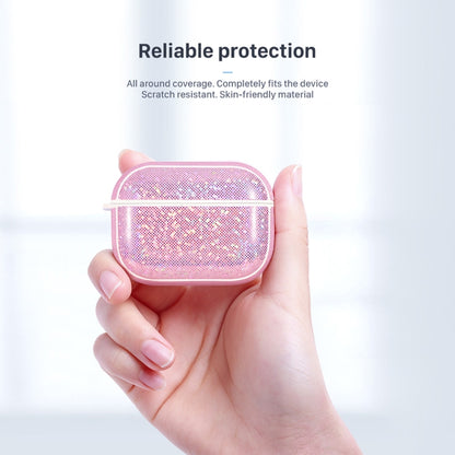 NIILLKIN Anti-fall PU + TPU Shining Protection Glitter Case for AirPods Pro