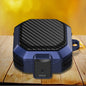 Carbon Fiber Texture Anti-fall Earphones Case with Switch, For Samsung Galaxy Buds Live/Buds Pro/Buds 2/2 Pro
