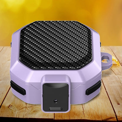 Carbon Fiber Texture Anti-fall Earphones Case with Switch, For Samsung Galaxy Buds Live/Buds Pro/Buds 2/2 Pro