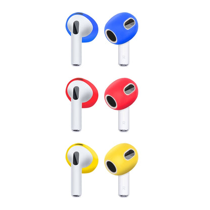 3 Pairs Earphone Silicone Earmuffs