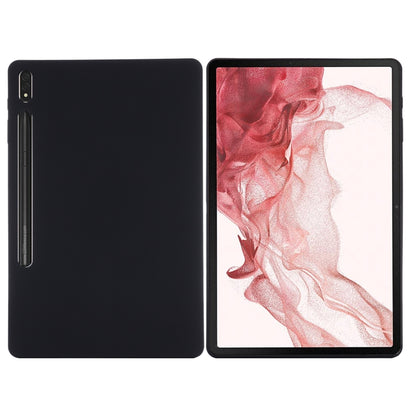 Pure Color Liquid Silicone Shockproof Full Coverage Tablet Case, For Samsung Galaxy Tab S8+/Tab S7+/Tab S7 FE