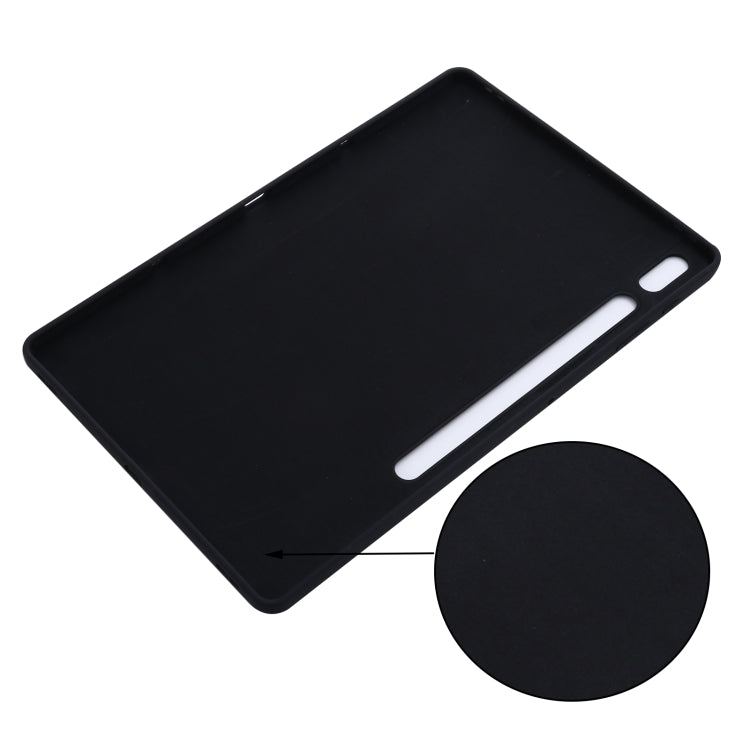 Pure Color Liquid Silicone Shockproof Full Coverage Tablet Case, For Samsung Galaxy Tab S8+/Tab S7+/Tab S7 FE