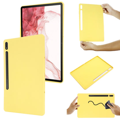 Pure Color Liquid Silicone Shockproof Full Coverage Tablet Case, For Samsung Galaxy Tab S8+/Tab S7+/Tab S7 FE
