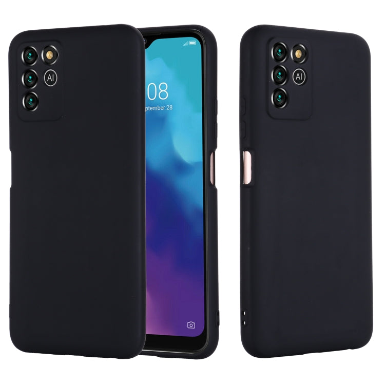 Pure Color Liquid Silicone Shockproof Full Coverage Phone Case, For ZTE V30 Vita