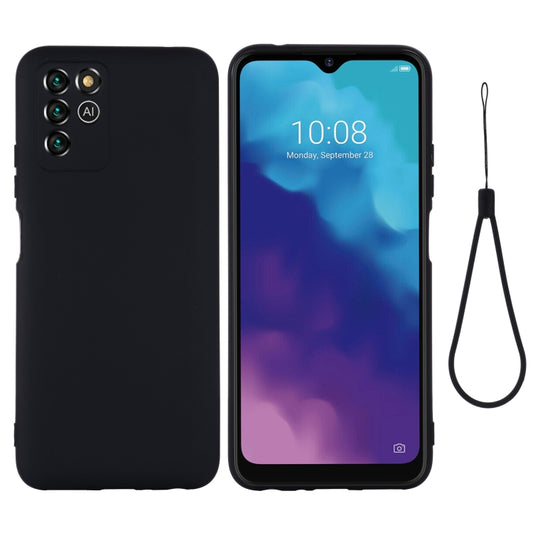 Pure Color Liquid Silicone Shockproof Full Coverage Phone Case, For ZTE V30 Vita