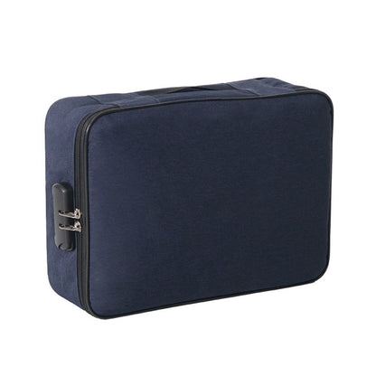 Large Capacity Multi-layers Foldable Fabric Document Storage Bag