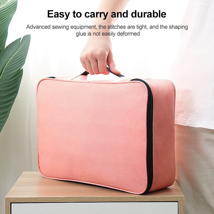 Large Capacity Multi-layers Foldable Fabric Document Storage Bag