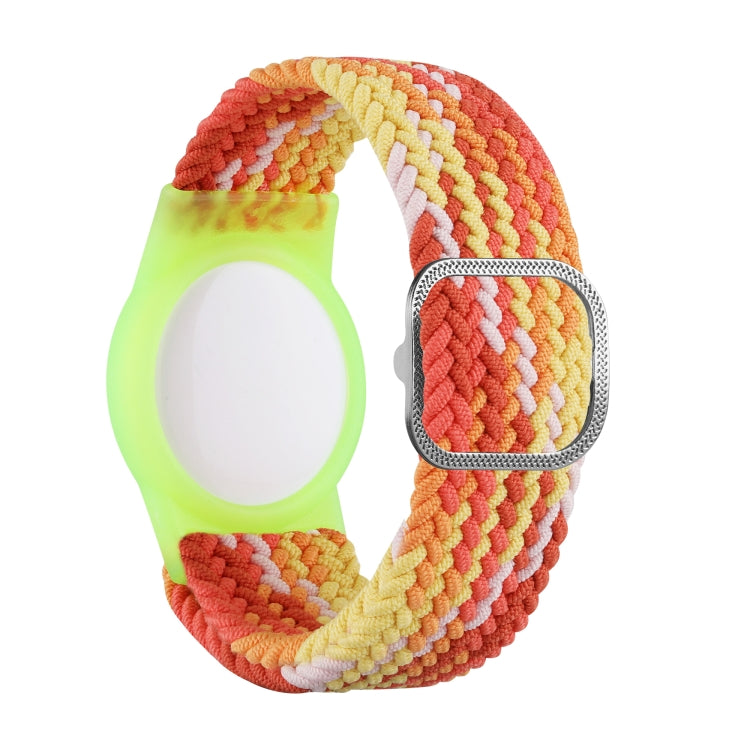 Tracking Locator Nylon Weave Wristband Anti-Lost TPU Case For Apple Airtag