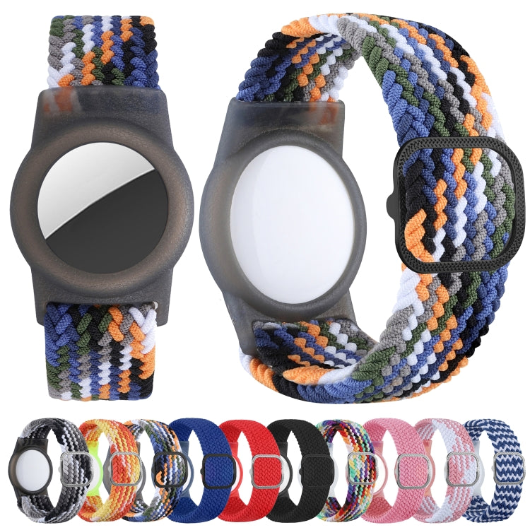 Tracking Locator Nylon Weave Wristband Anti-Lost TPU Case For Apple Airtag