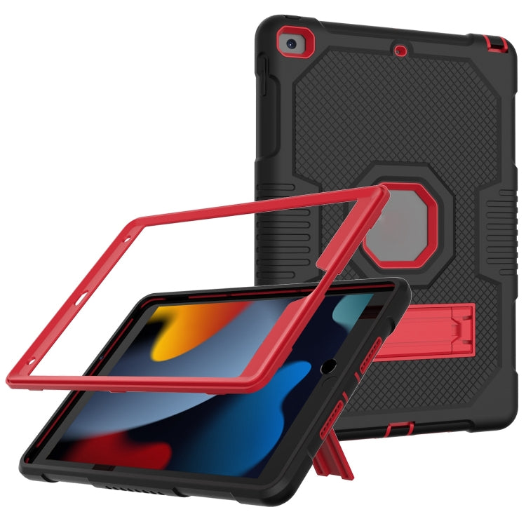 Contrast Color Robot Shockproof Silicone + PC Tablet Case