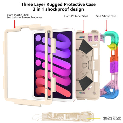 Contrast Color Robot Silicone + PC Tablet Case