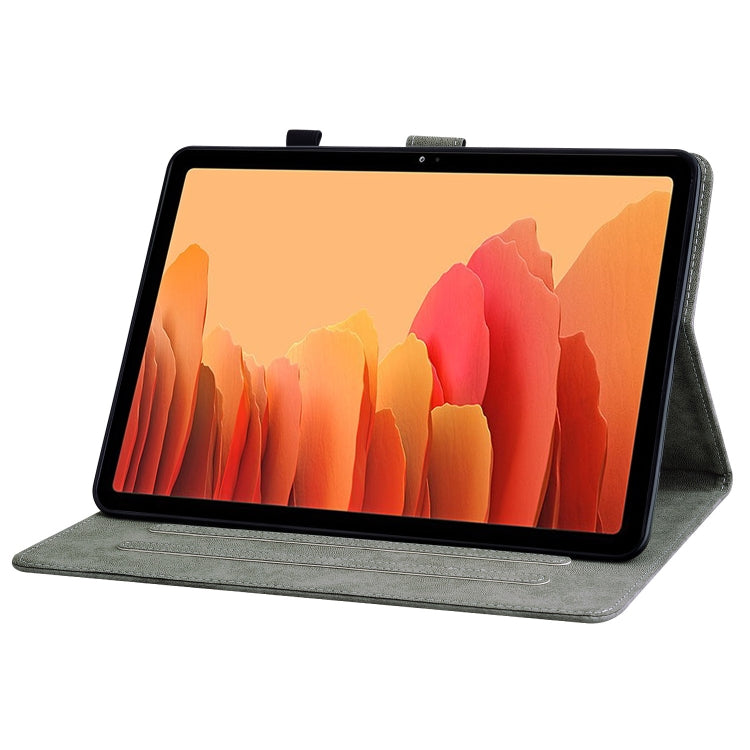 Tiger Pattern Flip Leather Tablet Case