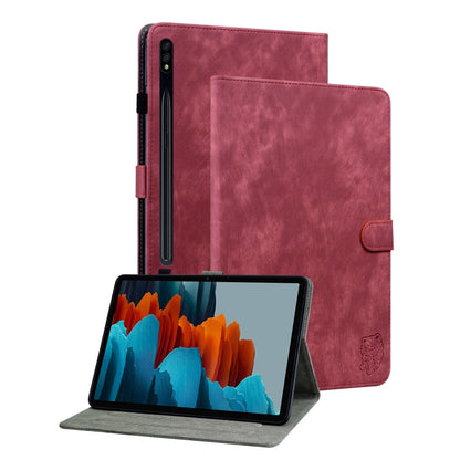 Tiger Pattern Flip Leather Tablet Case, For Samsung Galaxy Tab S9, For Samsung Galaxy Tab А9+, For Samsung Galaxy Tab S9+