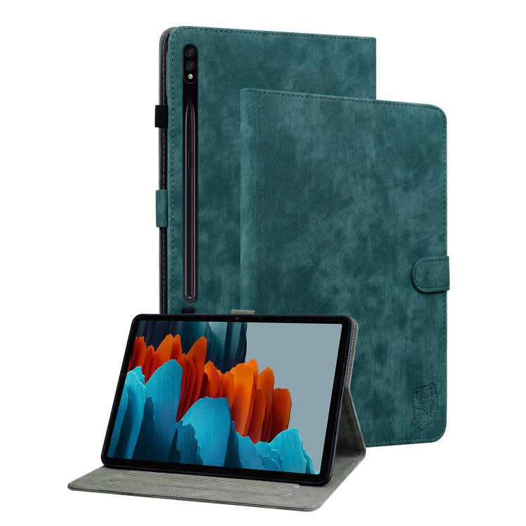 Tiger Pattern Flip Leather Tablet Case, For Samsung Galaxy Tab S9, For Samsung Galaxy Tab А9+, For Samsung Galaxy Tab S9+