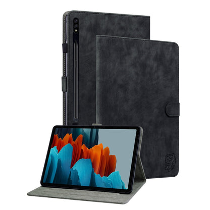Tiger Pattern Flip Leather Tablet Case, For Samsung Galaxy Tab S9, For Samsung Galaxy Tab А9+, For Samsung Galaxy Tab S9+
