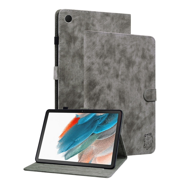 Tiger Pattern Flip Leather Tablet Case, For Samsung Galaxy Tab S9, For Samsung Galaxy Tab А9+, For Samsung Galaxy Tab S9+