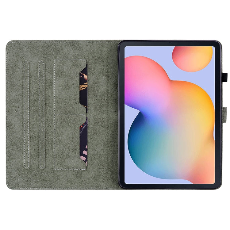 Tiger Pattern Flip Leather Tablet Case