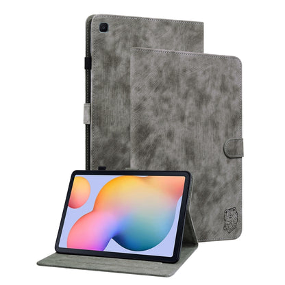 Tiger Pattern Flip Leather Tablet Case