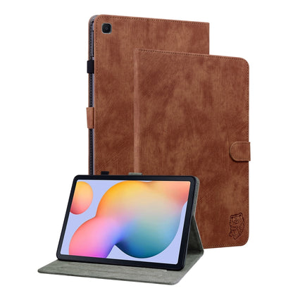 Tiger Pattern Flip Leather Tablet Case