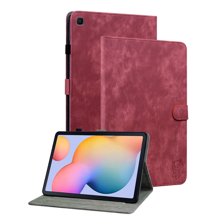 Tiger Pattern Flip Leather Tablet Case