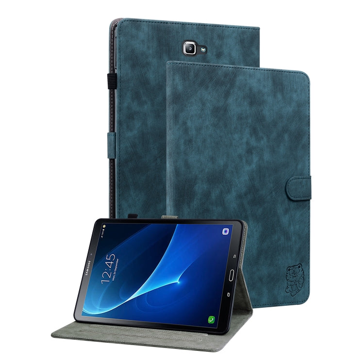 Tiger Pattern Flip Leather Tablet Case