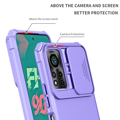 Stereoscopic Holder Sliding Camshield Phone Case, For Infinix Hot 11S NFC, For Infinix Hot 11, For Infinix Hot 10 Play/11 Play