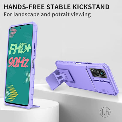 Stereoscopic Holder Sliding Camshield Phone Case, For Infinix Hot 11S NFC, For Infinix Hot 11, For Infinix Hot 10 Play/11 Play