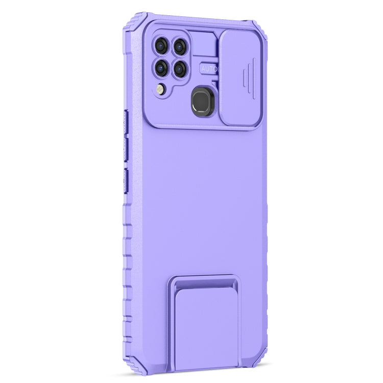 Stereoscopic Holder Sliding Camshield Phone Case, For Infinix Hot 10s, For vivo Y20, For Xiaomi Redmi Note 11/11S Global
