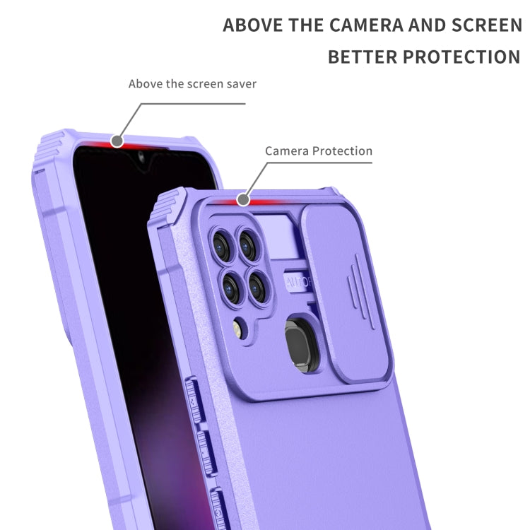 Stereoscopic Holder Sliding Camshield Phone Case, For Infinix Hot 10s, For vivo Y20, For Xiaomi Redmi Note 11/11S Global
