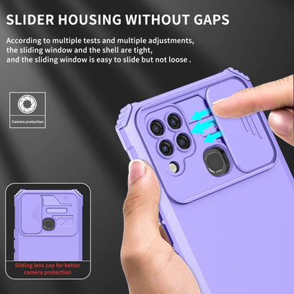 Stereoscopic Holder Sliding Camshield Phone Case, For Infinix Hot 10s, For vivo Y20, For Xiaomi Redmi Note 11/11S Global