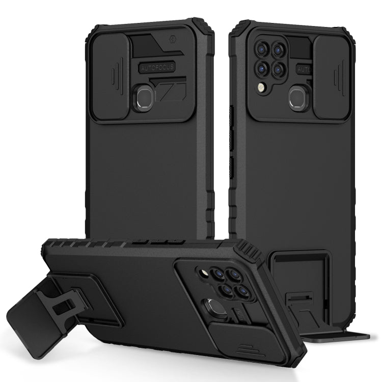 Stereoscopic Holder Sliding Camshield Phone Case, For Infinix Hot 10s, For vivo Y20, For Xiaomi Redmi Note 11/11S Global
