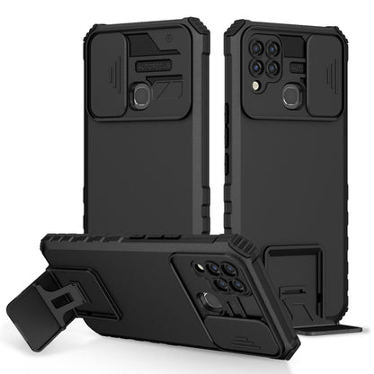 Stereoscopic Holder Sliding Camshield Phone Case, For Infinix Hot 10s, For vivo Y20, For Xiaomi Redmi Note 11/11S Global