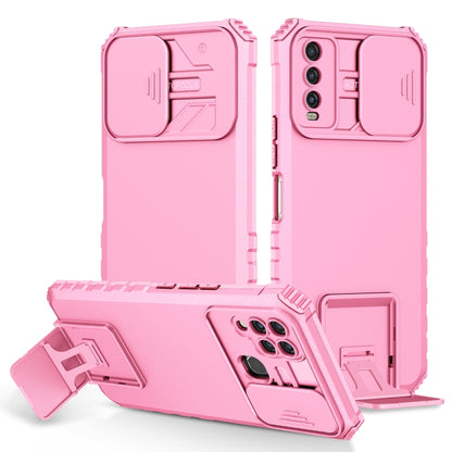 Stereoscopic Holder Sliding Camshield Phone Case, For Infinix Hot 10s, For vivo Y20, For Xiaomi Redmi Note 11/11S Global