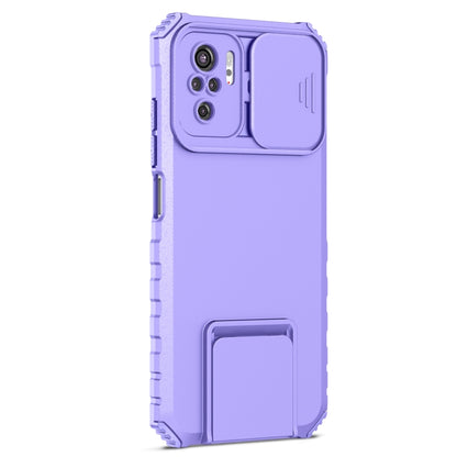 Stereoscopic Holder Sliding Camshield Phone Case, For Xiaomi Redmi Note 10 4G, For Xiaomi Redmi Note 10 Pro Global, For Xiaomi Redmi Note 10 5G