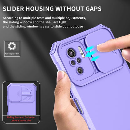 Stereoscopic Holder Sliding Camshield Phone Case, For Xiaomi Redmi Note 10 4G, For Xiaomi Redmi Note 10 Pro Global, For Xiaomi Redmi Note 10 5G